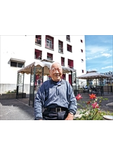 百歲高齡的吳雲龍，非常滿意板橋榮家對住民長輩的悉心照顧。（圖／板橋榮家）之照片