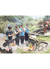 秋祭追思遺愛人間的曾恭生伯伯。（圖／榮民榮眷基金會）之照片