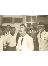 蔣總統經國先生赴陸軍官校主持埔光五十五號演習暨視察預校。之照片