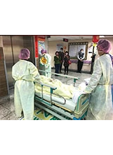 新竹分院護理之家進行防疫整備演練。（圖／新竹分院）之照片
