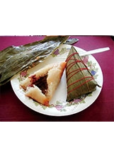 北方粽一般都是甜素餡。之照片