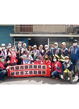 桃園榮欣志工關懷榮民永遠跑前線。（圖／桃園市榮服處）之照片