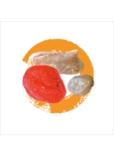 潤餅、紅龜粿、草仔粿是寒食節常見的食品。（圖／林建榮）之照片