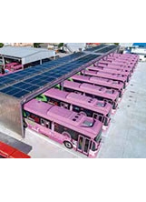 欣欣客運率先以電動公車行駛臺北市 236 區、251 區路線，有效節能減碳，愛護環境。（圖／輔導會）之照片