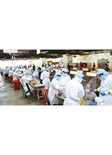 北榮採檢團隊在臺北市濱江果菜市場，為三千人員採檢，動線安排妥適，快速有效完成任務。（圖／北榮）之照片