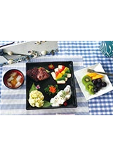 中榮設計的「地中海飲食」午餐，如「托斯卡尼蕈菇套餐」，十分健康可口。（圖／中榮之照片