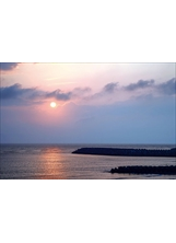 臺江國家公園的日落。之照片