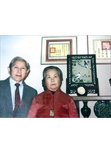 張秀蘭（右）與夫婿姜建民，感情深厚浪漫。（圖／張秀蘭）之照片