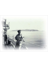 安繼炎服役時搭乘陽字號軍艦出訪外島。之照片