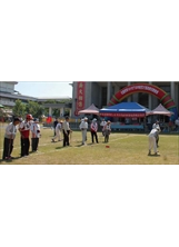 花蓮榮家舉辦榮民才藝競賽—槌球賽，大夥以球會友。（王正明攝）之照片